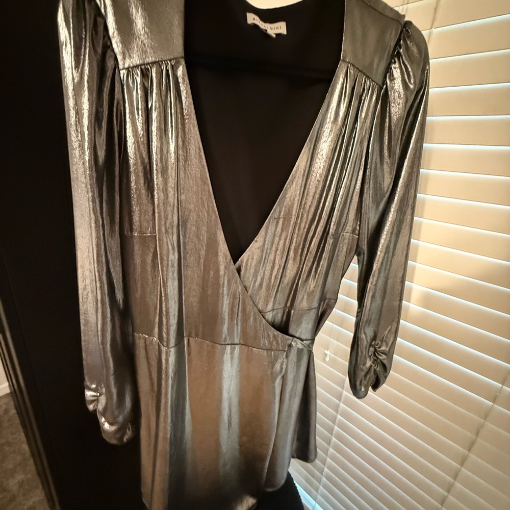 Gianni Bini Shiny Silver Dress